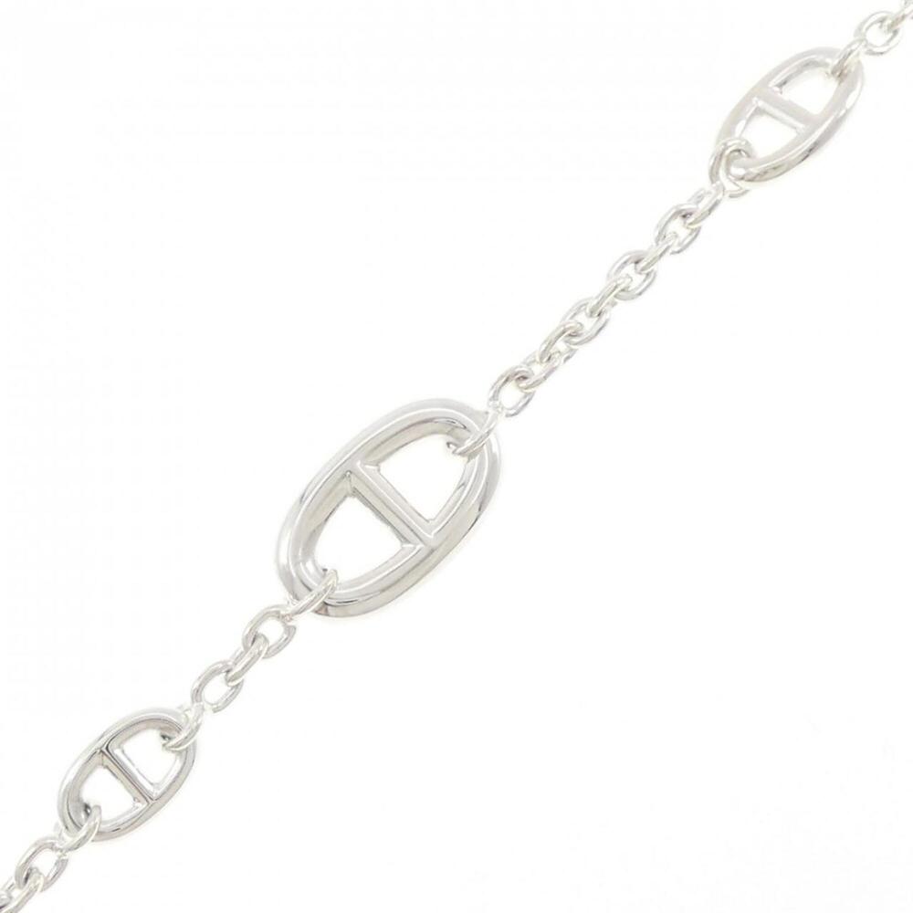 HERMES Silver Charm Bracelet